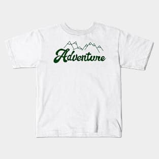 Go Adventure - Green Kids T-Shirt